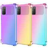 Bakeey for POCO M3 Case Gradient Color with Four-Corner Airbag Shockproof Translucent Soft TPU Protective Case