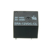 Relè di potenza a bobina a 5 pin 12V DC 20A SRA-12VDC-CL, confezione da 5 pezzi