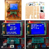 DIY Mega328 Tranzystor Tester Kit Indukcyjność pojemnościowa ESR Meter diody Triode z etui