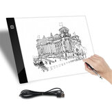 A4 LED Kunstschablone eco-freundliches DC5V-Abzeichnungszeichentablett Comiczeichnungs-Werkzeug Kopierplattform Zeichnen und Anzeichnen