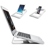 Macbook、iPad＆iPhone用のアルミ合金ヒートディシペーションラップトップスタンドタブレットホルダー