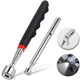 Teleskopisk magnetisk penn for metallarbeid, praktisk verktøy med magnetkapasitet for å plukke opp mutterbolt / mutter, justerbar opphentingstang / pinne, mini penn
