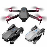 YLR/C E88 EVO Mini WiFi FPV με διπλή κάμερα HD, οπτική ροή τοποθέτησης, αναδιπλούμενο RC drone Quadcopter RTF με Brushless κινητήρα