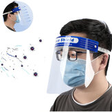 Transparente ajustável Full Face Shield plástico anti-fog anti-cuspe de proteção Máscara