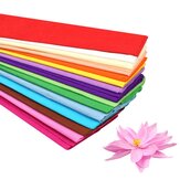 15 Цветовые материалы DIY Handmade Paper Making Color Crumpled Paper Rose Flower Handmade Paper