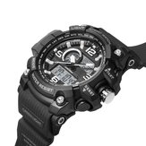 Twintigzeventien 50ATM Waterdichte Elektronische Display Digitale Horloge Outdoor Sport Smart Watch