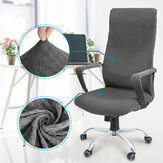 CAVEEN Elastic Office Chair Cover Universal Fabric Computer Rotating Chair Zipper Protector Stretch Armchair Seat Slipcover Home Office Furniture Decoration