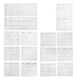 Set di 16 stencil di saldatura IC Chip BGA per riparazioni per iPhone X 8 7 6s 6 Plus SE 5S 5C 5 4S 4