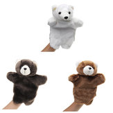 27CM Animal de Pelúcia Urso Conto de Fadas Marionete de Mão Clássico Boneco de Brinquedo para Crianças Pelúcia