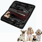 Professional Pet Scissors Kit Sharp Edge Dog Cat 4pcs Grooming With Storage Bag