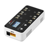 VIFLY WhoopStor 3 V3 40W 1.3A * 6 6 портов DC 1S Lipo зарядное устройство разрядное устройство с функцией хранения экраном LED Поддержка 4.2V 4.35V LIHV BT2.0 PH2.0 Plug