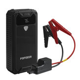 POPDEER PD-JX1 1500A 15000mAh Arrancador de coche portátil con linterna LED Powerbank Fuente de alimentación de emergencia