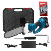 88V 1200W 8 Inch Electric Cordless Chain Saw Woodworking Saw Wood Cutter with Battery