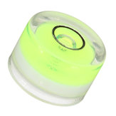 Livella a bolla circolare piccolo disco di 12x7 mm, cerchio verde, treppiede