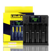 ЛитоКала LII-S4 Зарядное устройство с LCD-дисплеем для аккумуляторов 3.7V 18650 18350 18500 16340 21700 20700B 20700 14500 26650 1.2V AA AAA Smart Charger