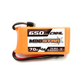 CNHL MiniStar 650mAh 14.8V 4S 70C Bateria Lipo z gniazdem XT30U do drona FPV RC o przekątnej 3 cali