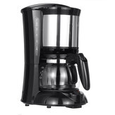 600W 650мл Домашняя капельная кофеварка Американский кофе-машина Чайник Двойного назначения