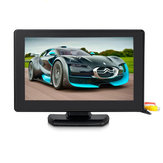 4,3-calowy kolorowy TFT LCD 2-kanałowe wejście wideo Monitor widoku z tyłu Pojazd Auto Car Widok z tyłu na DVD VCD