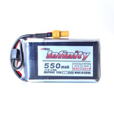 AHTECH Infinity 550 mAh 85C 11.1 V 3S1P Lipo Bateria com XT30 Plug para RC Drone FPV Corrida 53g
