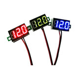 Mini 0.36 pouces LED affichage voltmètre numérique testeur de tension compteur de tension voiture moto Volt testeur DC0-30V capacité