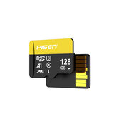 Pisen Class 10 Vysokorychlostní TF paměťová karta 16GB 32GB 64GB 128GB Micro SD karta Flash karta Smart karta pro notebook, fotoaparát, telefon, dron