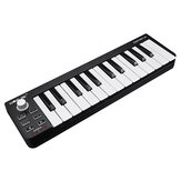Worlde Easykey 25 Portable Elektronisches MIDI-Keyboard Mini 25 Tasten USB MIDI-Controller