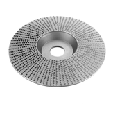 Drillpro 110mm Extreme Shaping Disc 16mm Bore Tungsten Carbide Wood Carving Disc Grinder Disc for 100 115 Angle Grinder Woodworking
