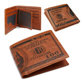 Creative US Dollar-Muster Lässiger Flip mit Multi-Card-Slot-Taschen Herren Faltbare Kurze Brieftasche Handtasche