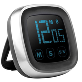 Temporizador digital grande LCD Alarme alto magnético Relógio Contador para reunião de jogos de cozinha de cozinha