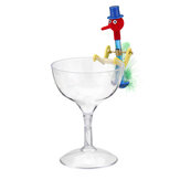 Oiseau buveur Dippy novelty avec verre en plastique