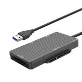 محول ELEGIANT USB3.0/SATA3.0 2.5 بوصة USB3.0 للقرص الصلب محول بطاقة TF/SD