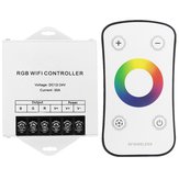 Controlador LED RGB Wifi DC12 / 24V com controle remoto por toque para faixa de luz