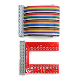 GPIO σε σχήμα U προσαρμογέα V2 Breadboard Expansion Board 40P Cable Kit For Raspberry Pi 3 B  