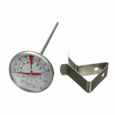 Mum / Sabun / Reçel Yapımı İçin Klipsli Metal Kadran Gıda Termometresi -10-100℃ DIY Araçlar Kiti