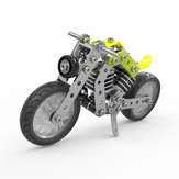 Γραμμικό μοντέλο από ανοξείδωτο ατσάλι 3D Harley Motorcycle 158 κομμάτια