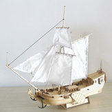 310ミリメートル木製船モデルDIY釣りボートレーザーカットアセンブリモデルキットおもちゃギフト