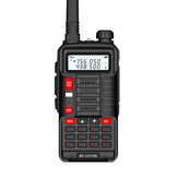 BAOFENG BF-UV10R Plus 10W 4800mAh Talkie-walkie radio bidirectionnel UV à double bande noir 128 canaux Lampe de poche LED Rechargeable USB Randonnée en plein air