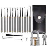 19 set di chiavi in acciaio inossidabile, kit regalo per la riparazione di serrature per pote