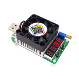 RIDEN® LD25 Resistor de carga eletrônico com interface USB Teste de descarga de bateria Display LED Ventilador Corrente Ajustável Tensão 25W