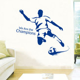 Ich liebe Fußball Wandaufkleber Kreative Wandaufkleber Kombination Home Decoration