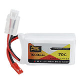 ZOP Power 7.4V 1000mAh 70C 2S Lipo Batterij JST Stekker Voor RC Modellen