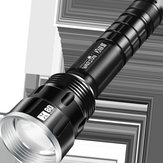 WARSUN X80 XHP50 2500LM ricaricabile Militar Fan Tactical Caccia Torcia potente luminosità ad alto lume LED Torcia
