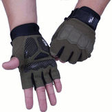 FÉ PRO Caça Tactical Half Finger Militar Camuflagem Cooler Motocicleta Bike Anti Skid Gloves