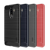 Mofi Carbon Fiber Shockproof Soft TPU Back Cover Protective Case for Xiaomi Pocophone F1