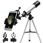 Telescópio monocular refrator astronômico IPRee® 90X 50mm com oculares refrativos e tripé para iniciantes