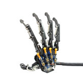 Bras robotique à 5 degrés de liberté avec cinq doigts, griffe mécanique en métal, main gauche et droite