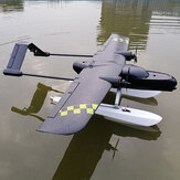 Skyhawk V2 940mm Szárnyfesztávolság Kettős Motor/Egyetlen motoros Amfibia Vízrepülőgép RC Repülőgép KIT/PNP Float-tal
