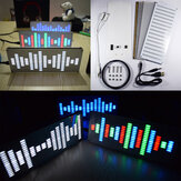 Kit Geekcreit® fai da te di grandi dimensioni con controllo touch di un equalizzatore digitale a LED di 225 segmenti per lo spettro musicale delle onde sonore