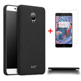 Shockproof Anti-scratch PC Matte Back Cover Case+Screen Protective Set for Oneplus 3/3T