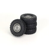 4PCS LDRC P06 1201 WPL C34 C44 MN D90 D99 1/12 1/16 RC Carro atualizado pneus a vácuo macios Rodas Modelos de veículos Peças de reposição L0001